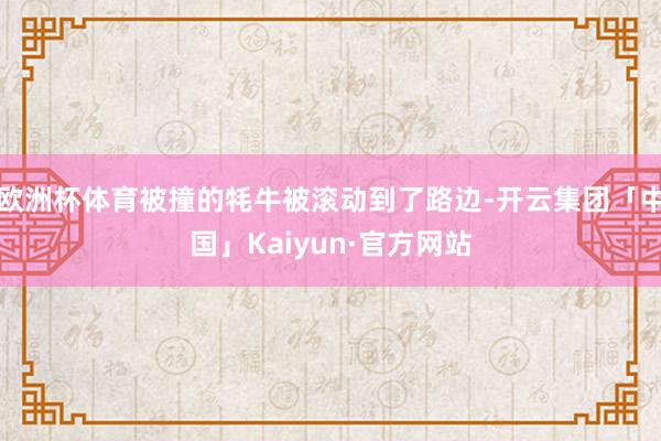 欧洲杯体育被撞的牦牛被滚动到了路边-开云集团「中国」Kaiyun·官方网站
