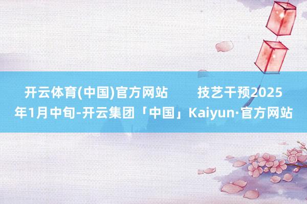 开云体育(中国)官方网站        技艺干预2025年1月中旬-开云集团「中国」Kaiyun·官方网站