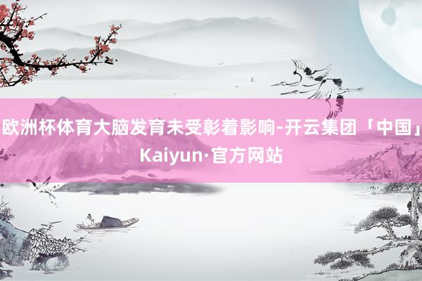 欧洲杯体育大脑发育未受彰着影响-开云集团「中国」Kaiyun·官方网站