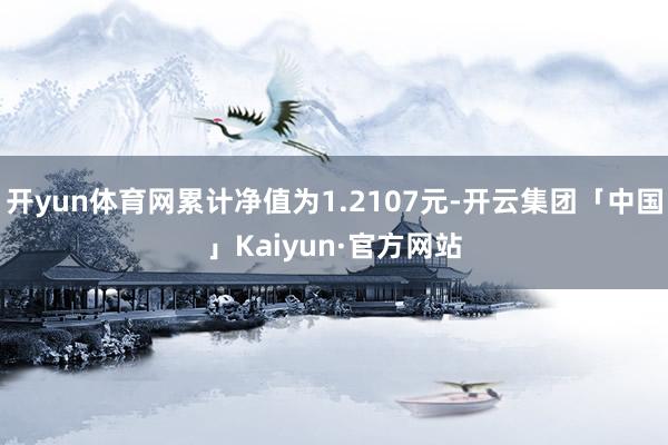 开yun体育网累计净值为1.2107元-开云集团「中国」Kaiyun·官方网站